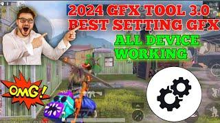 BGMI 3.O GFX TOOL NO RECOIL AIMBOT HEADSHOT NO GRASS GFS TOOL 3.O BEST SETTING GFX TOOL