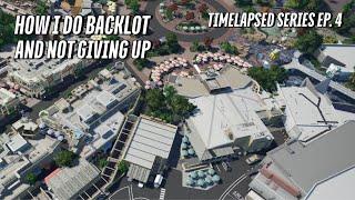 How i do Backlot and not giving up - Timelapsed Series EP. 4 - Disneyland in Planet Coaster