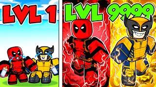 Upgrading DEADPOOL and WOLVERINE in ROBLOX