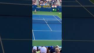 Camila Giorgi vs Madison Keys at the US open 2022 #tennispro the depth of the shots !￼