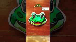 DIY Frog  Paper Squishy #frog #papersquishy #squishy #diy #diycrafts #emoji #papercraft #craft