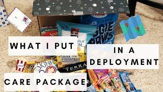 WHAT TO PUT IN A MILITARY CARE PACKAGE! | USMC FIANCEÉ