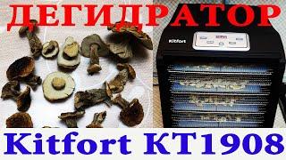 Сушилка Kitfort КТ-1908, дегидратор китфорт кт-1908, сушилка для овощей и фруктов, обзор, отзыв.