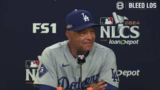 Dodgers Postseason: Dave Roberts discusses Game 5 loss to Mets NLCS, Jack Flaherty not having it