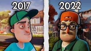 *NEW* EVOLUTION of the HELLO NEIGHBOR GAMES (2014-2022)