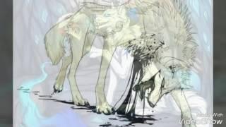 Anime wolves // angel with the scabbed wings -Marilyn Manson-