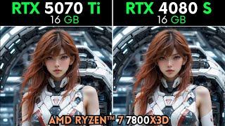 RTX 4080 vs 5070 Ti FPS Battle in 12 Popular Games 2025