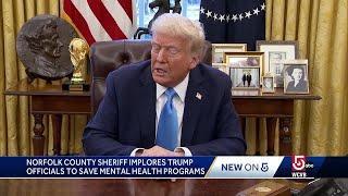 Norfolk County Sheriff in Washington to discuss funding for mental health programs