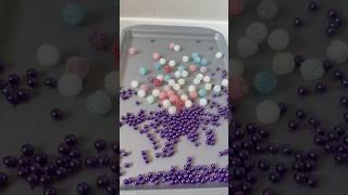 ASMR beads #satisfying #pearlhunter #pearlaccessories #beads #stonebeads #pearlbeads #pearlflower