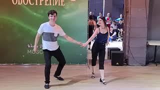 Improv West Coast Swing Semion Ovsiannikov & Maria Elizarova -  Demo at the Spring Fever 2021