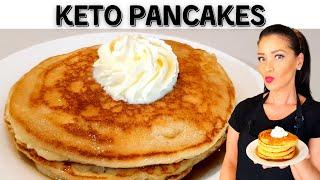 Keto Pancakes - large and fluffy, 2g net carbs