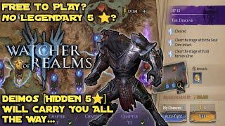 Watcher of Realms| H7 Stage 15 Walkthrough |Deimos The Hidden  Legendary|WoR Mobile For Android/IOS