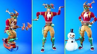 DOLPH Skin Showcase with Popular Dances & Emotes in Fortnite!