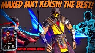 MAXED MK1 KENSHI FULL REVIEW. THE BEST FIGHTER IN THE GAME. mortal kombat mobile