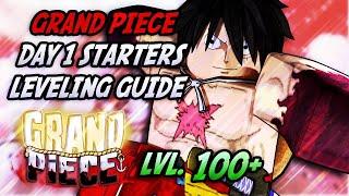Grand Piece Online Day 1 Complete Leveling Guide, DF farming, Boss Drops