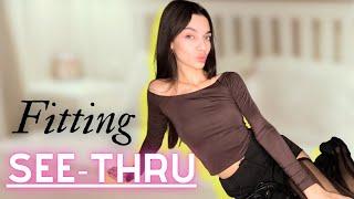 HOT See-Through TRY ON HAUL | Heels & Stockings Classic Vibe | GRWM Oryna