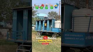 Emoji Vs Parkour | Extreme Funny  | Parkour #jump #parkour