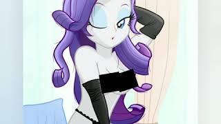 (18+) Rarity sexy strips down to the goal!