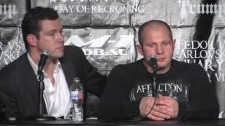 fedor emelianenko comments about Dana White and Frank Mir - Post Fight Press Conf at Affliction 2