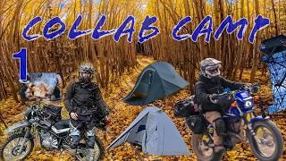 Yamaha TW200 & XT250 Moto Camping Adventure Collab | Fall Trees and Fire Watch Tower | Part 1