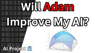 Training an AI Agent with Adam Optimizer | ML Project Journey