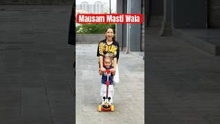 Humari new ride  #masti #toddlers #momlife #parenting #cutebaby #funny #kidsvideo #rider #mother