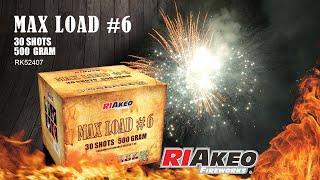 USA 1.4G CAKE MAX LOAD#6 30 shots RK52407 | RIAKEO FIREWORKS