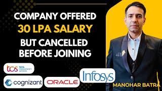 8 yrs exp - 30 LPA but could not join company | Layoffs Recession Agentic AI @RoadToCodeWithMB