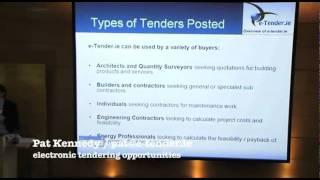 CITA EIN, Feb 2011: Pat Kennedy, "The Value of e-Tender.ie's Services in the Construction Industry""