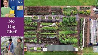 Edinburgh restaurant garden with Fred Berkmiller