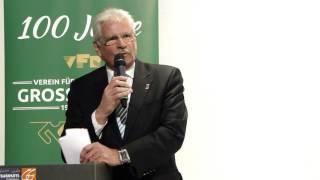 Rede vom Stadtverordnetenvorsteher Christian Wieser - 100 Jahre VfR Groß-Gerau