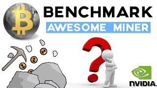 Как пройти бенчмарк в программе AWESOME MINER?