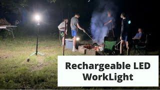 REVIEW: GoGonova Rechargeable LED Worklight with Stand - Great for the Outdoors