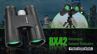 #Product Usage Display#Astromania 8x42 Compact Binoculars -BK7 Prism -Gifts for Adults and Kids