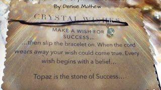 How to Make a Crystal Wish Bracelet by Denise Mathew