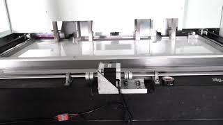 ZongHeng Super Maker SLA1000 3D printer - 3D printing process and the blade in operation