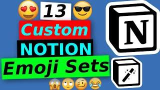 How to get CUSTOM EMOJI Icons in Notion | Notion Enhancer Features | Free Notion Add on