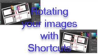 Shortcut key How to to Rotate image in photoshop