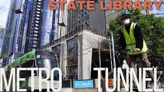 ⁴ᴷ NEW State Library Railway Station | Which Costly Risks Are Metro Tunnel Struggling to Overcome?