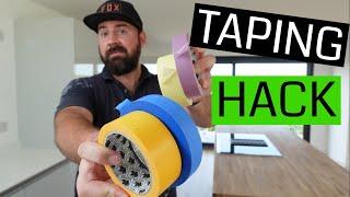 Tips For Apply Painters Tape - How To Tear Tape For Painting