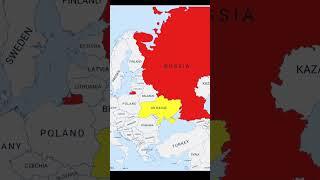 Russia vs Ukraine  #history #europeancountries #russiaukrainewar #gouriastudyhub #mapping #worldmap