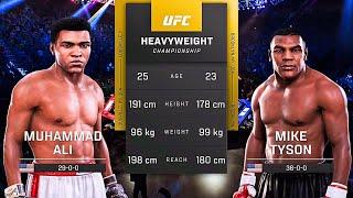 Muhammad Ali vs Mike Tyson FULL FIGHT - UFC 5 AI Simulation