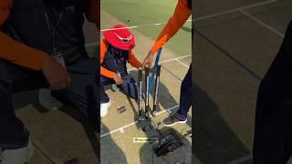 How to insert LED Stumps in Cricket Pitch ? #shorts