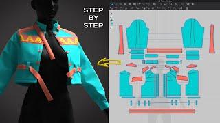 Step-by-Step Guide for Beginners: Creating a Jacket in Clo3D : #1