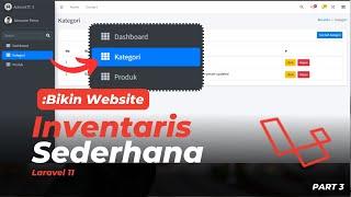 LARAVEL 11 UNTUK PEMULA - BIKIN APLIKASI INVENTARIS (CRUD KATEGORI)