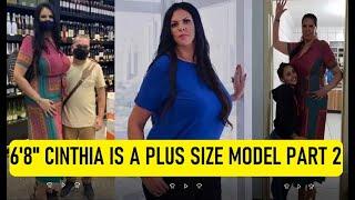 6'8" Tall Girl Cinthia Is A Plus Size Model & Influencer Part 2