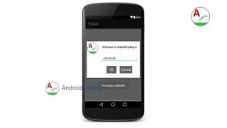 Android tutorial on popup box | popup window