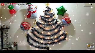 Christmas tree decoration ideas️| Christmas party decoration | sushil decor wala surat