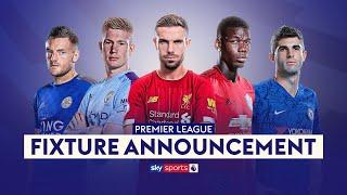 Premier League fixture announcement 2020/21! 