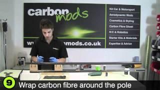 How to Repair a Broken Carbon Fibre (Fiber) Fishing Pole or Rod